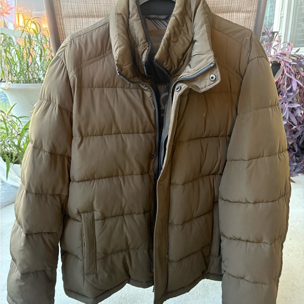 Calvin Klein Brown Puffer Jacket